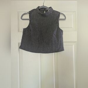 Forever 21 | Size XS | Black and White Checkered Crop Tank Top